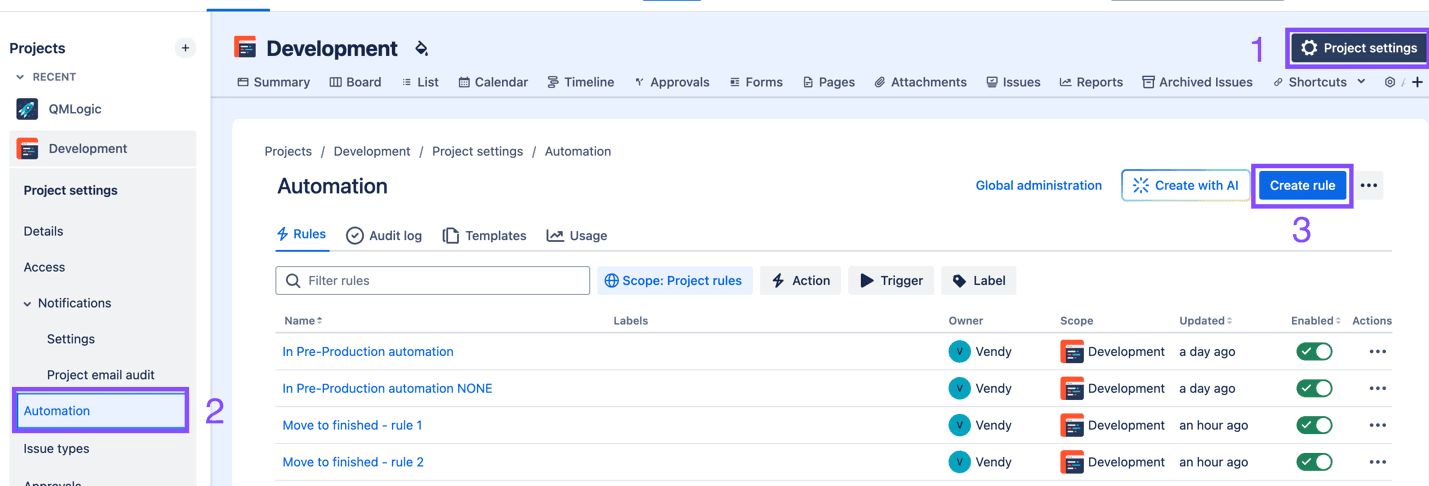 Jira screenshot